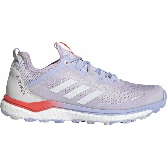 Adidas Terrex Agravic Flow Trail Running Shoes Purple White Women’s Size 9 - Picture 1 of 8